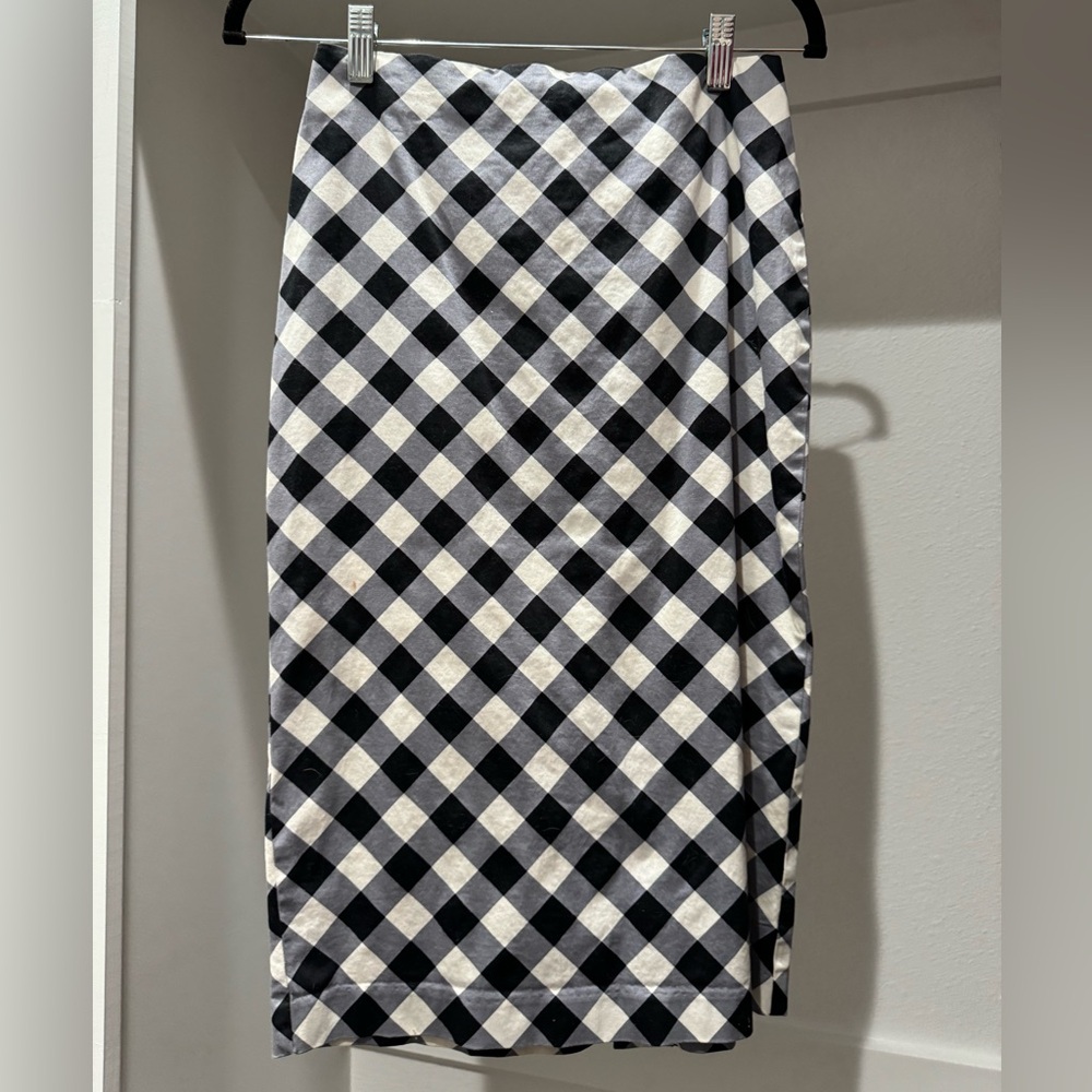 New York and Company check pencil skirt NWOT
